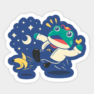 Slipping Toad Sticker